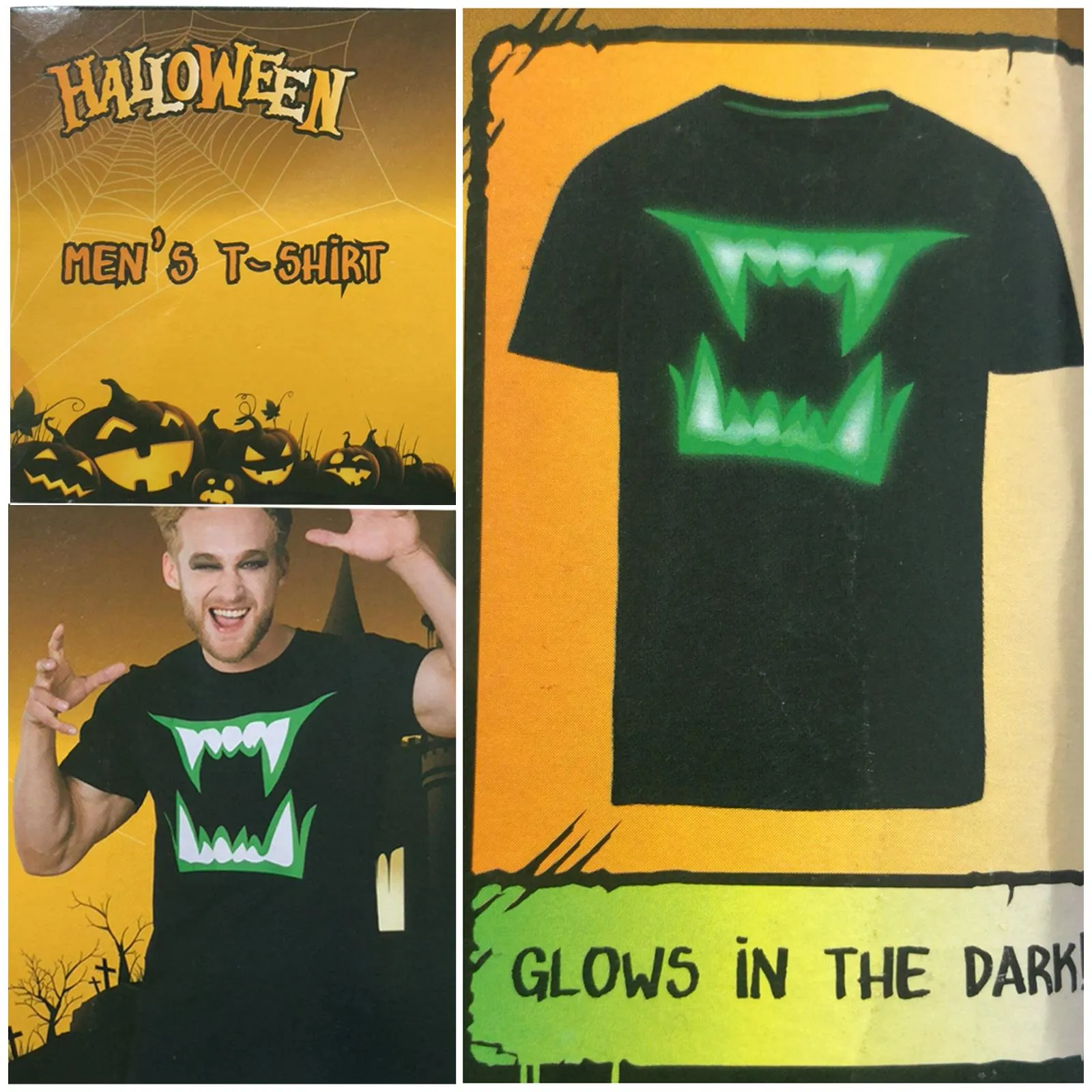 20 Pack Dracula Glow In The Dark T-Shirts