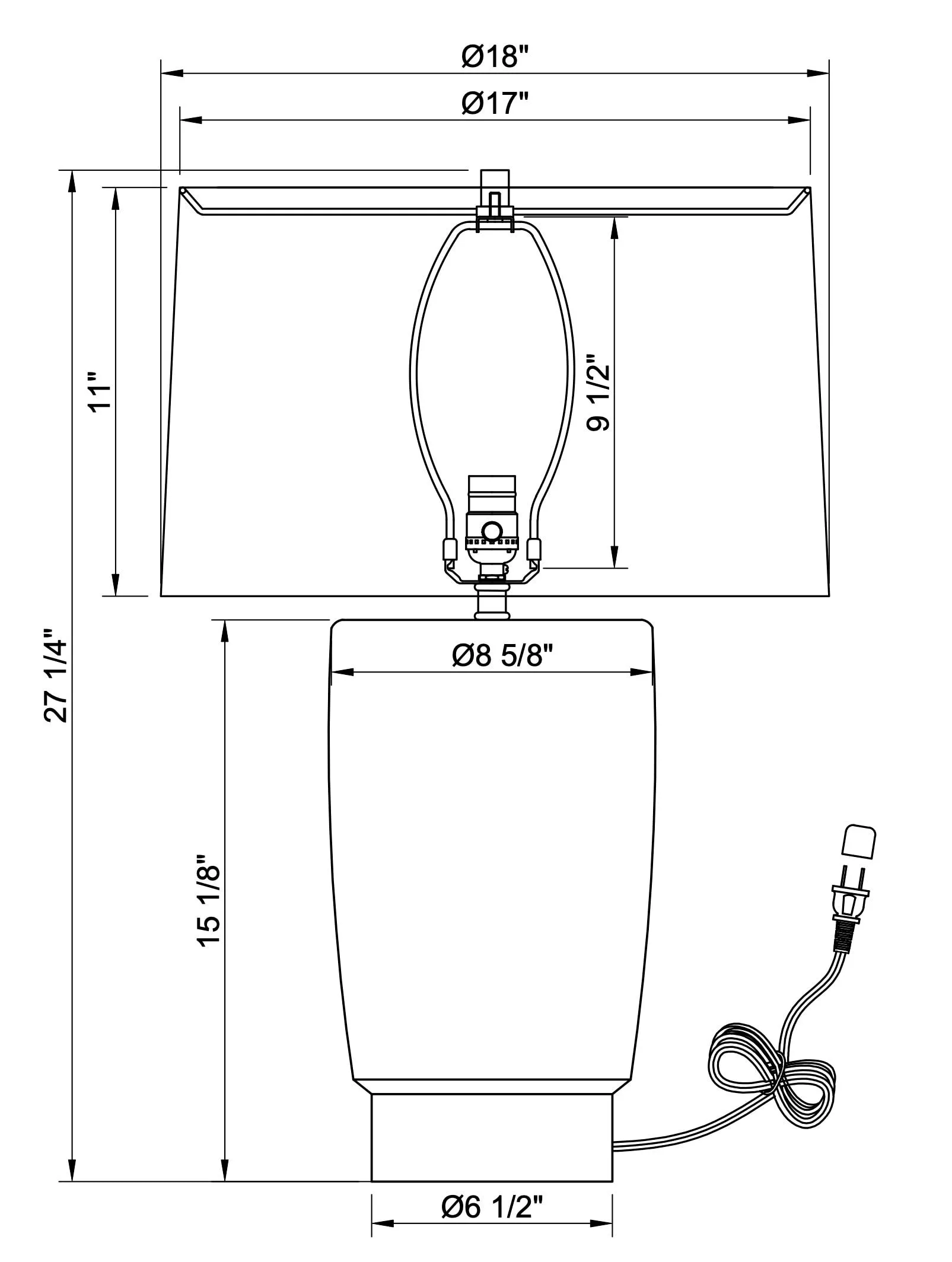 4543-Dobbs Table Lamp