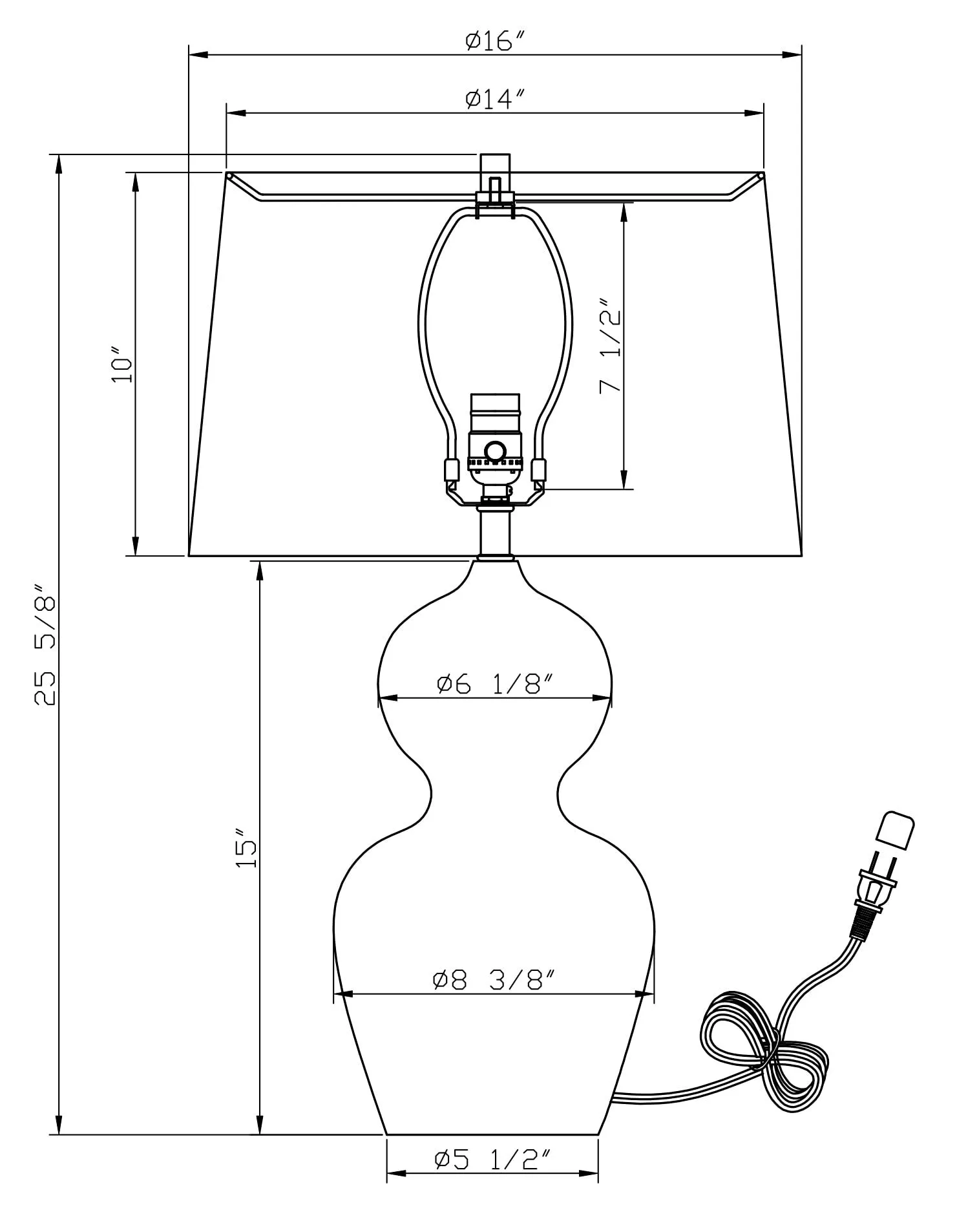 4573-Eloise Table Lamp