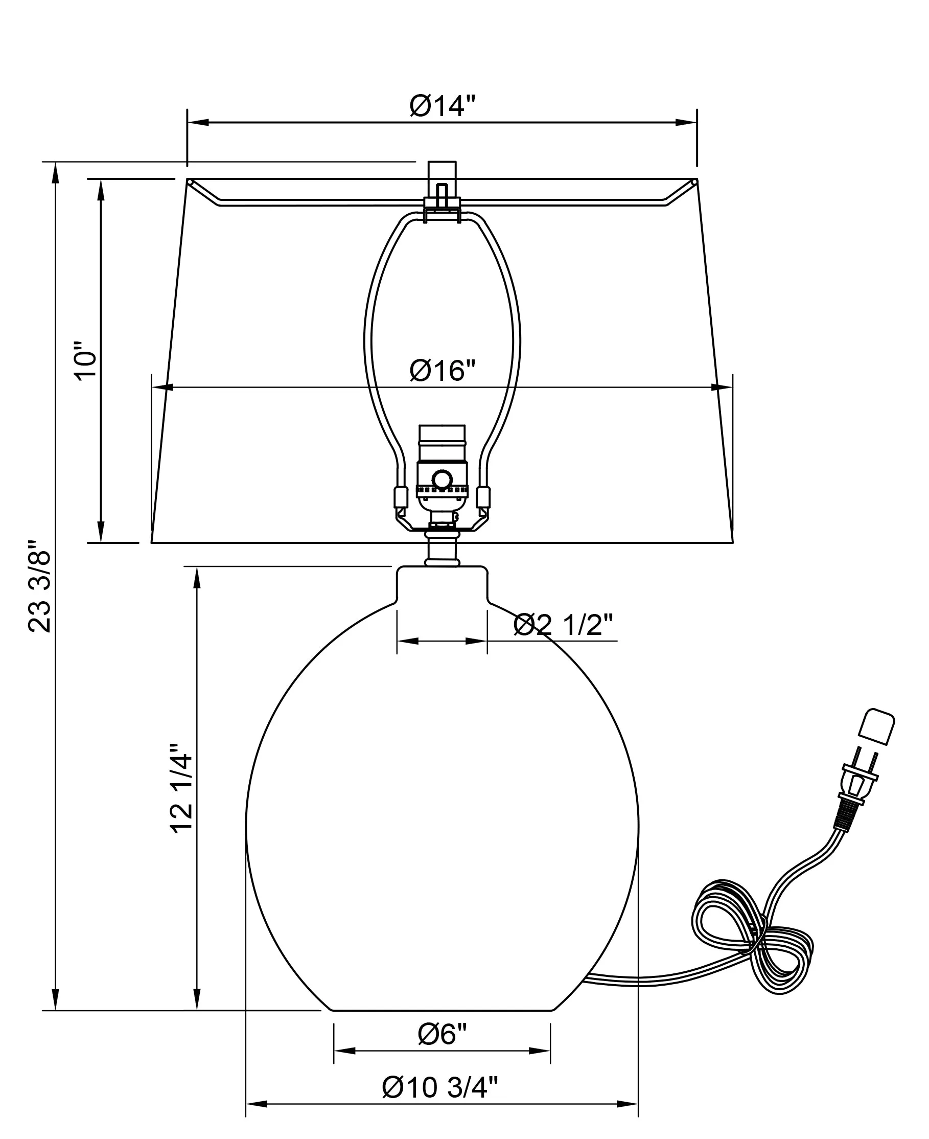 4581-Trudelle Table Lamp