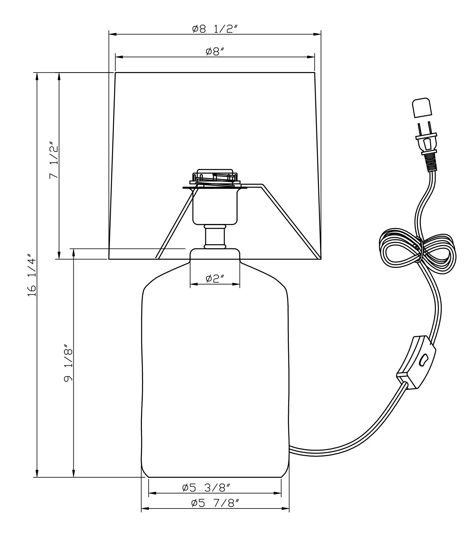 4589-Sally Table Lamp