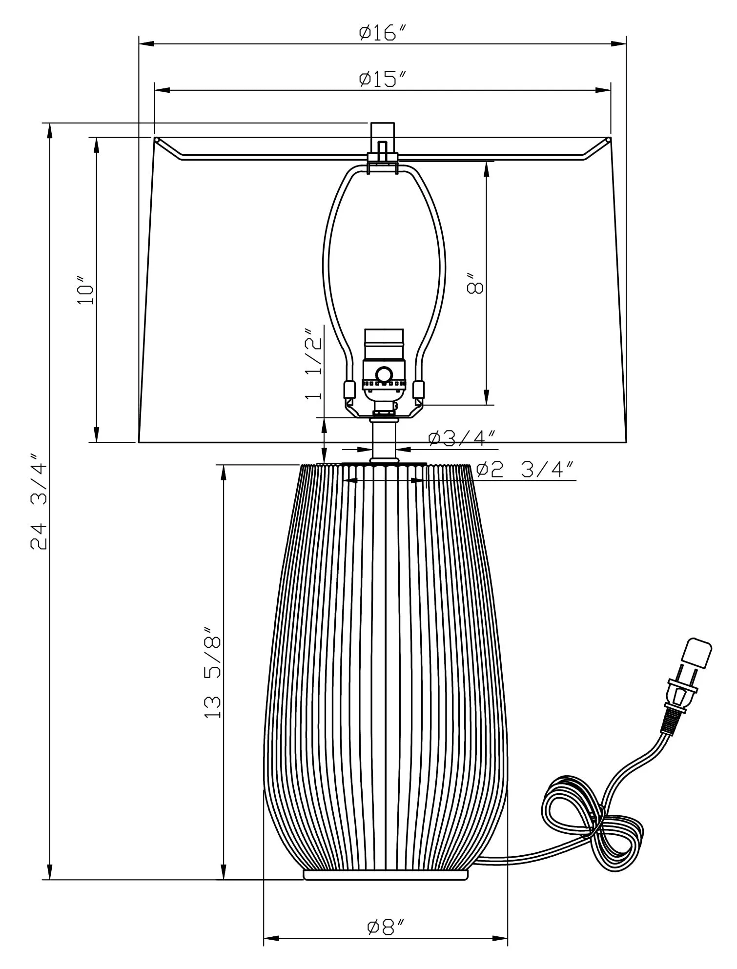4623-Hilda Table Lamp