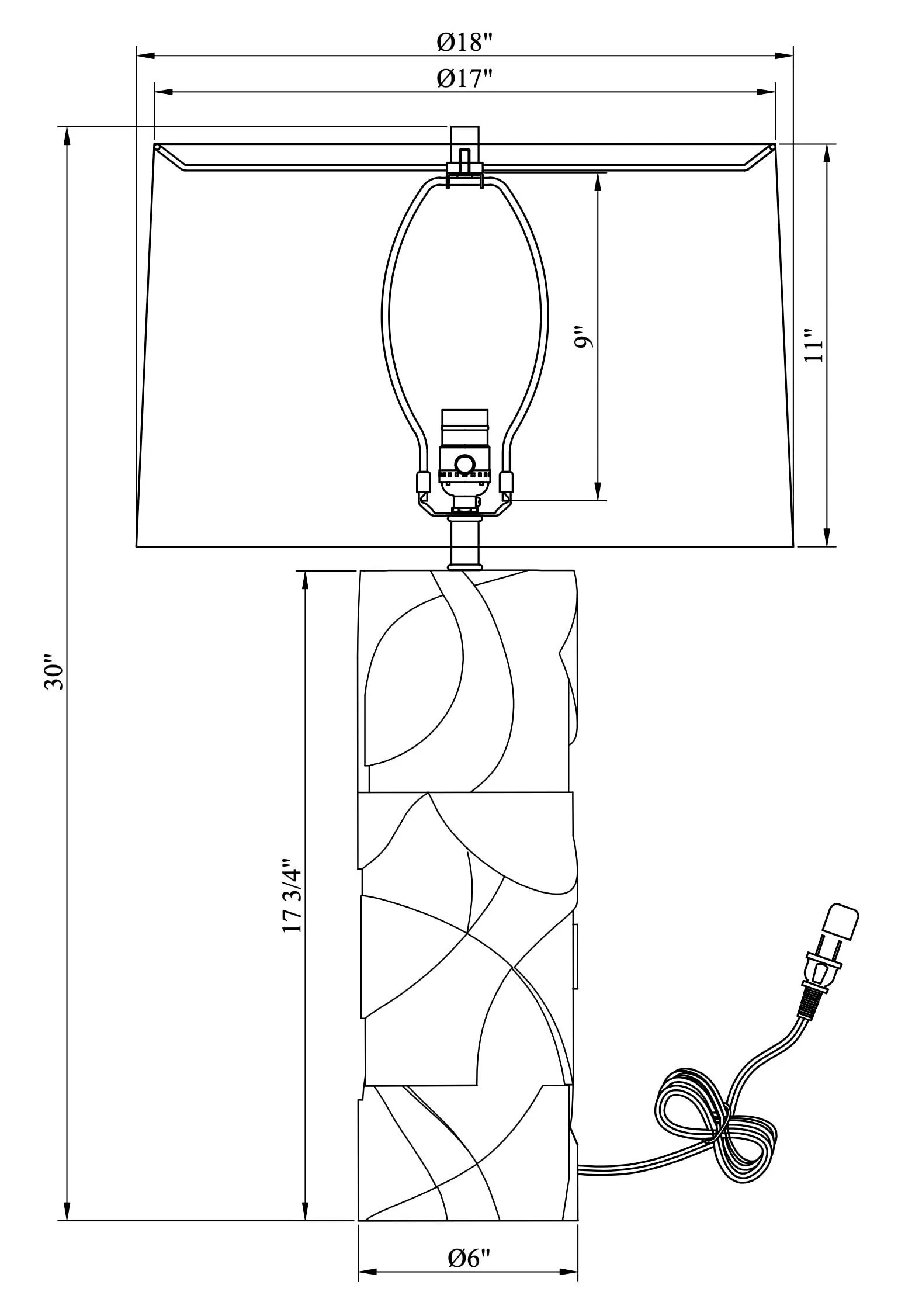 4632-Atlas Table Lamp