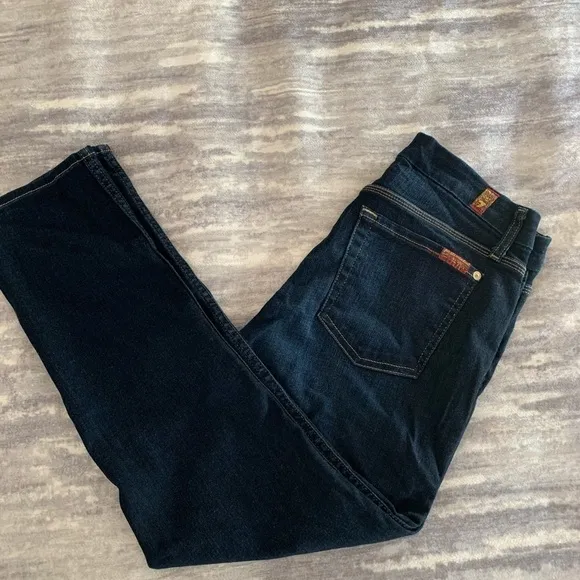 7 For All Mankind Ankle Straight Jeans