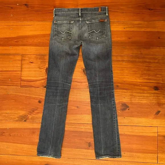 7 For All Mankind ‘straight leg’ Jeans Sz 25 EUC
