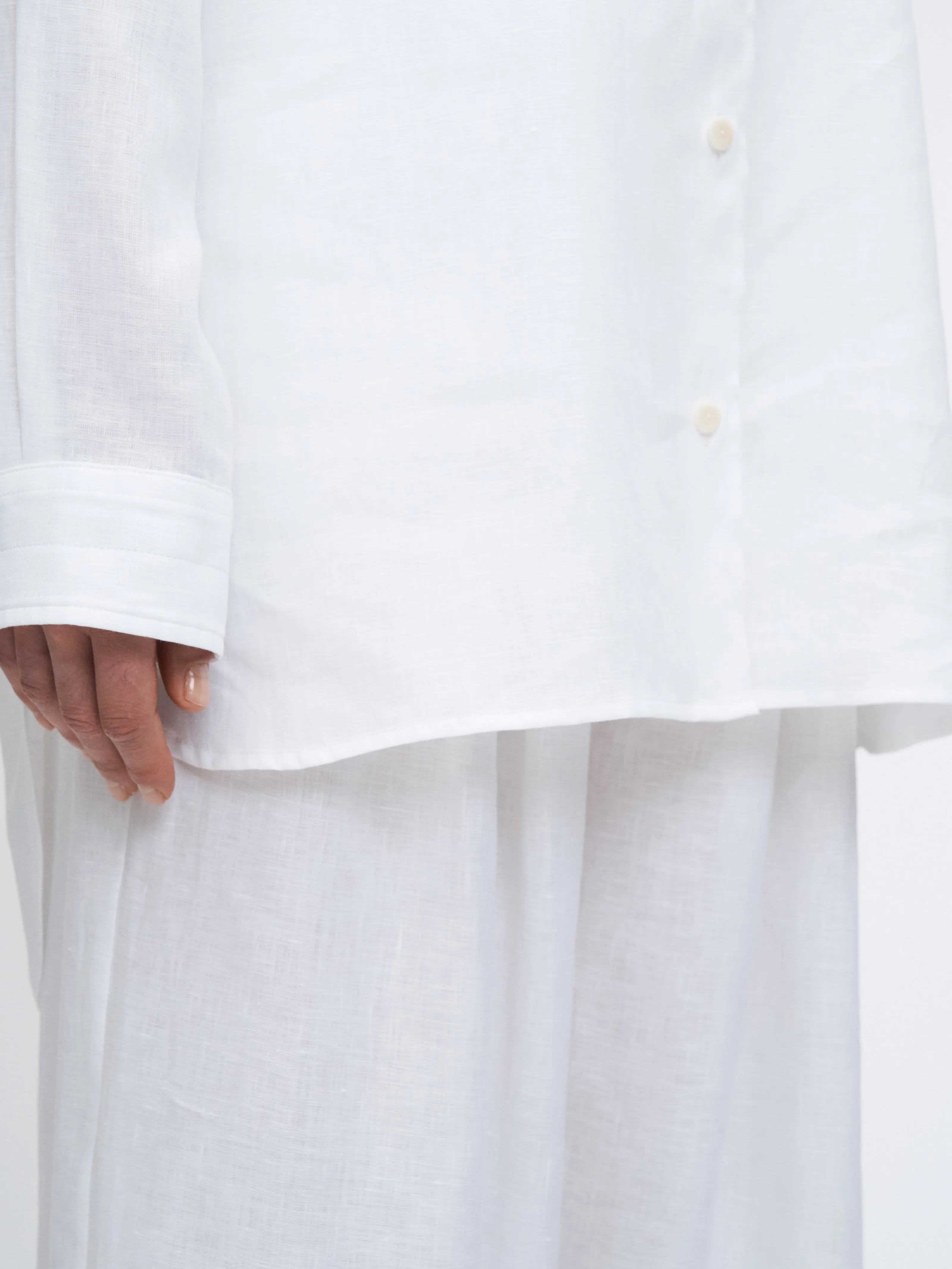 A-Line Tunic Shirt in White