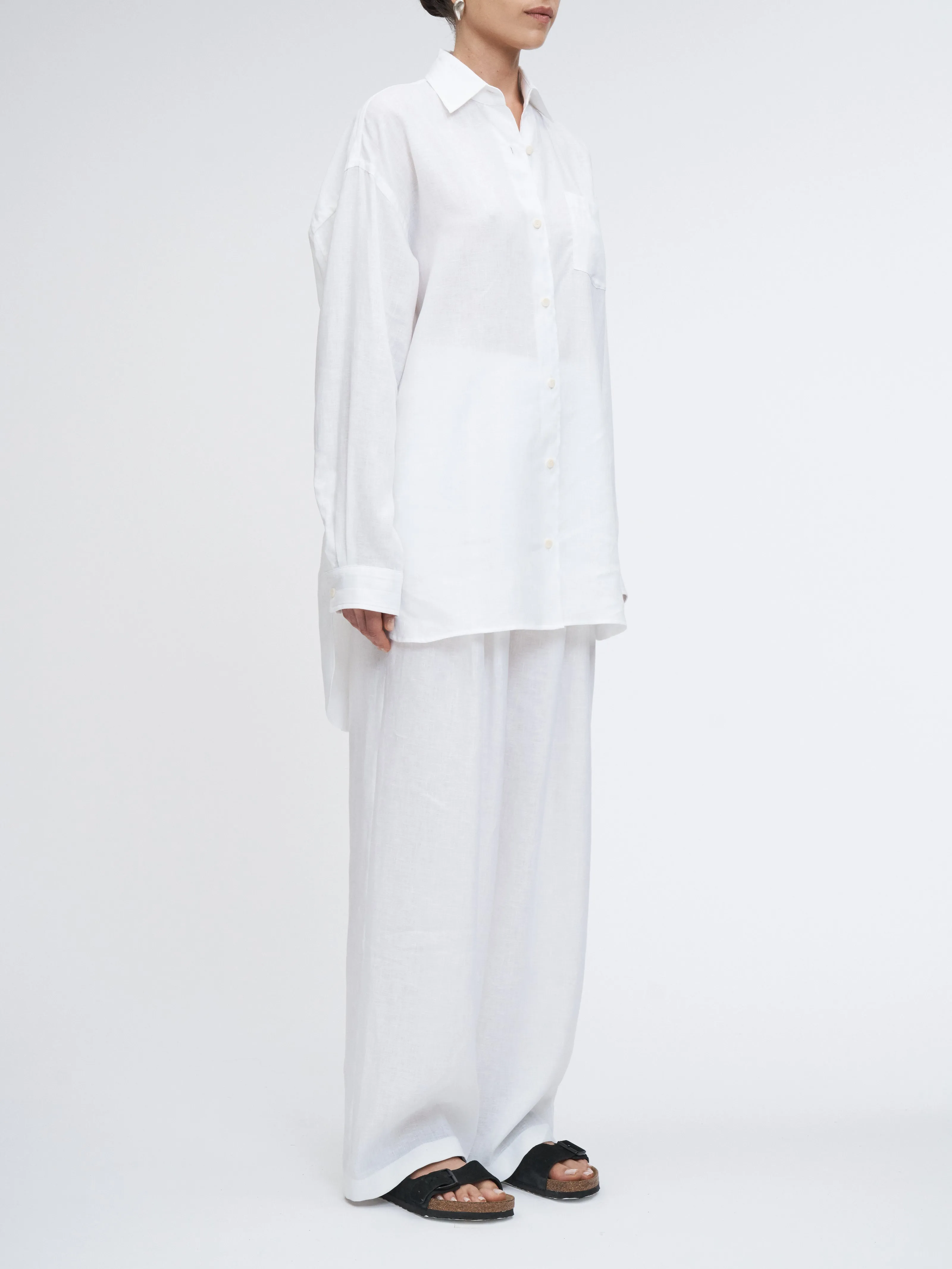 A-Line Tunic Shirt in White
