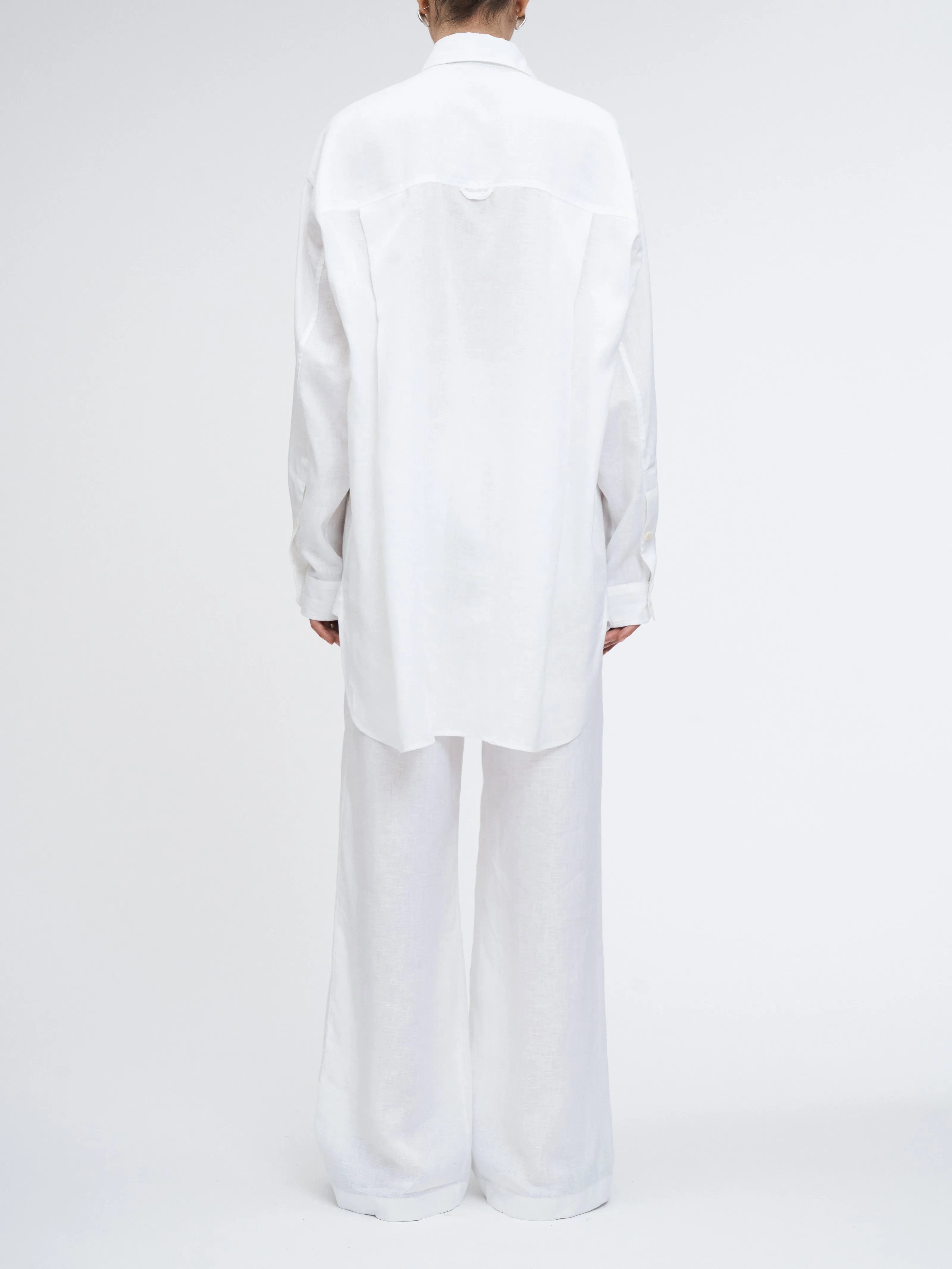 A-Line Tunic Shirt in White