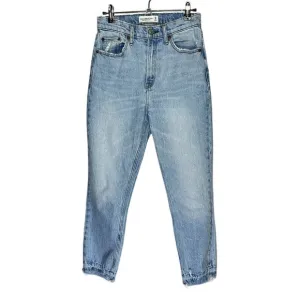 Abercrombie &amp; Fitch High Rise Mom Jean Light Blue Wash Women 25/0s