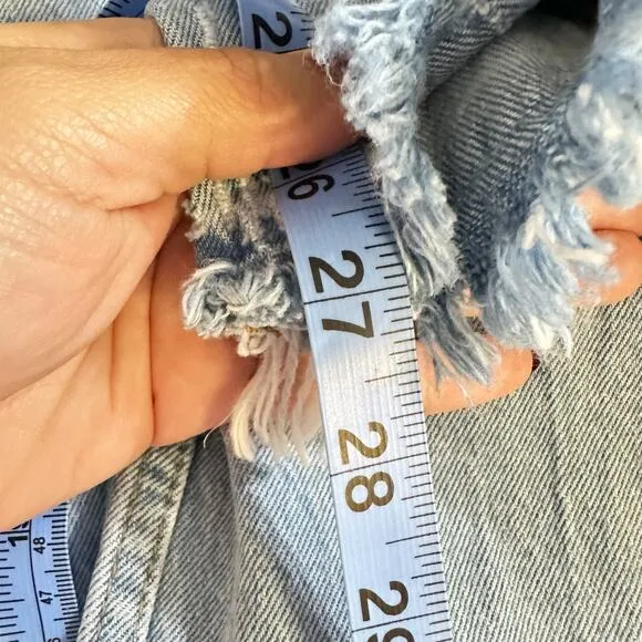 Abercrombie &amp; Fitch High Rise Mom Jean Light Blue Wash Women 30/10