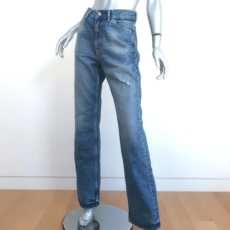 Acne Studios 1977 Straight Leg Jeans Vintage Blue Size 28 NEW