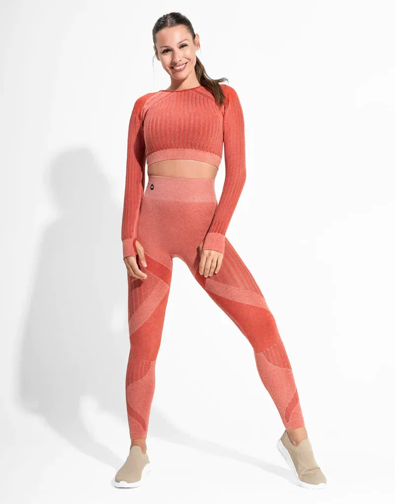 AEREO RED SEAMLESS TOP