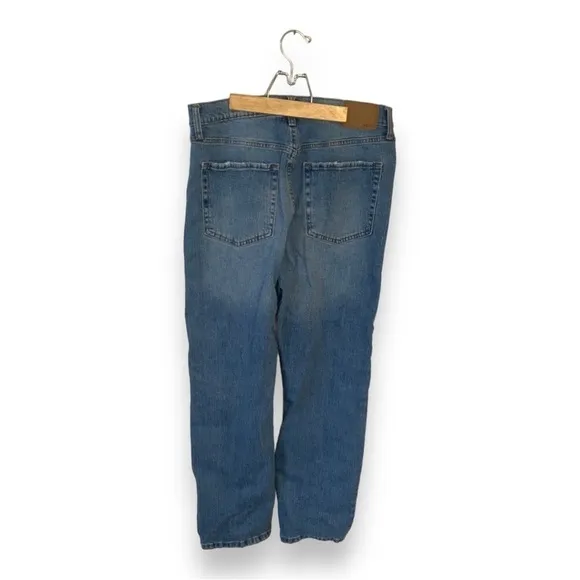 Aero 90's Super High Rise Straight Button Fly Jeans 12
