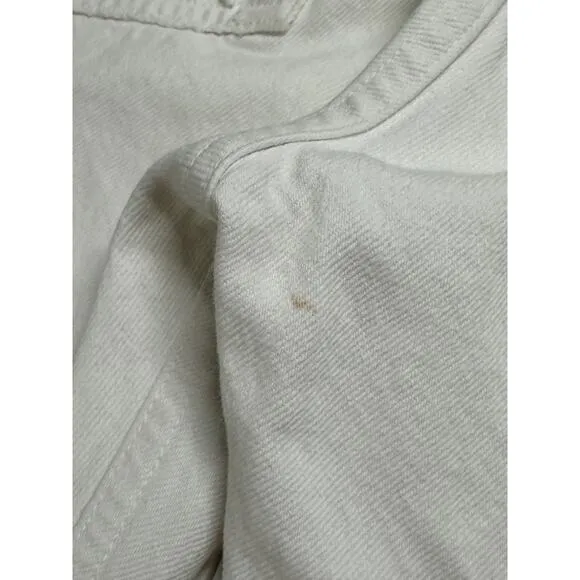 Agolde Jeans Womens 25 White Out 90s Fit Button Fly Destroyed 100% Cotton Summer