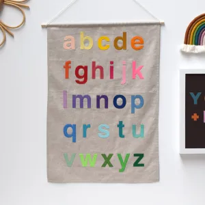 Alphabet wall hanging