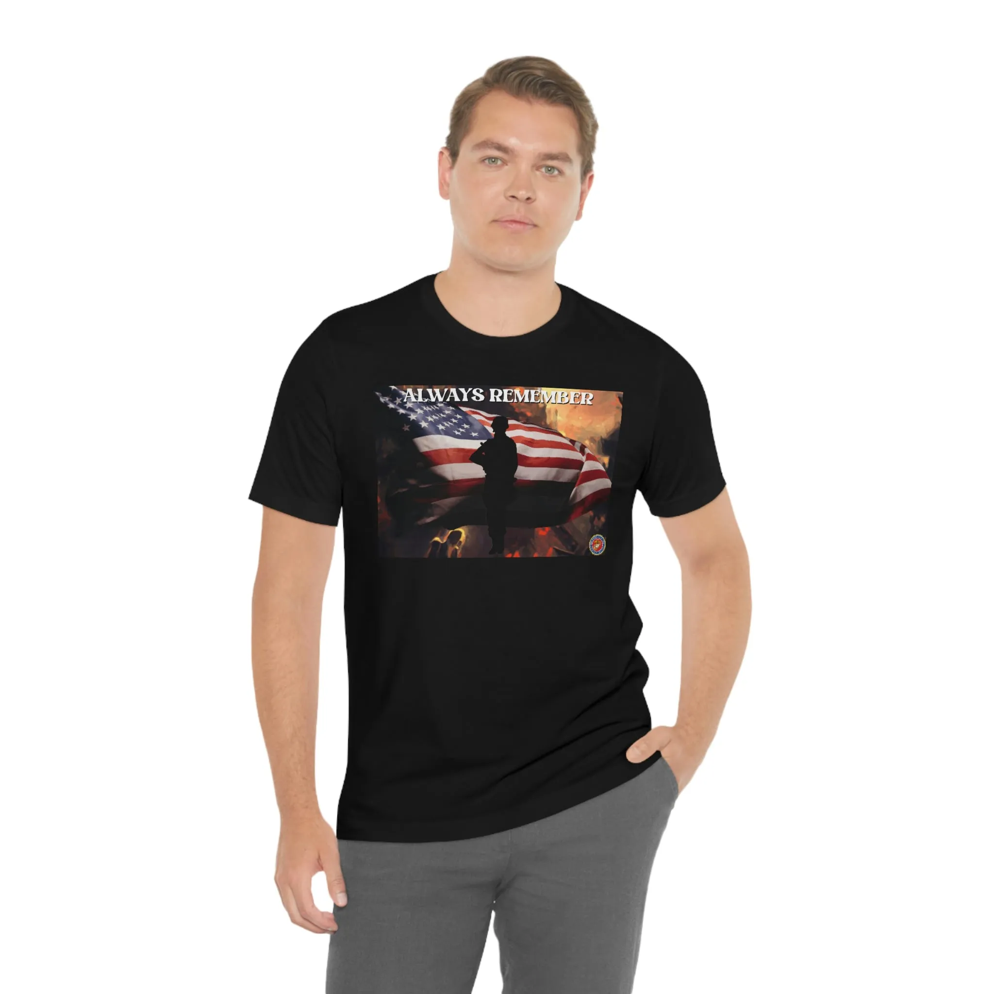 Always Remember Marines Short Sleeve Tee