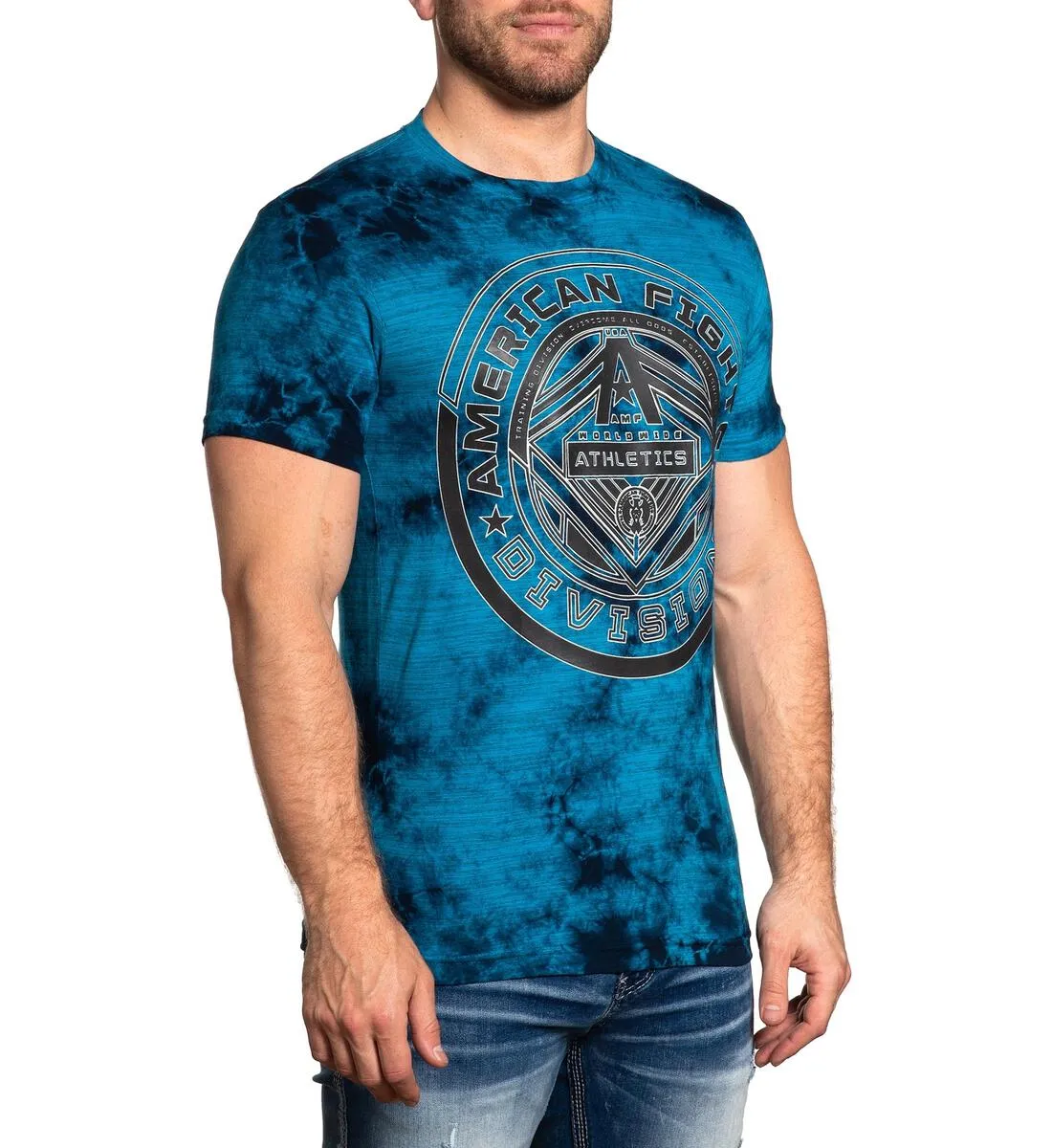 American Fighter Powell T-Shirt Blue Jay