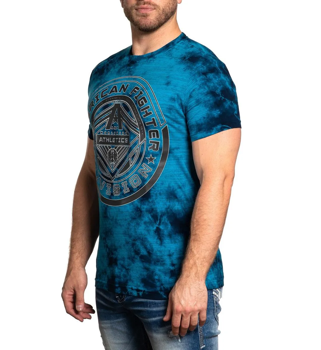 American Fighter Powell T-Shirt Blue Jay
