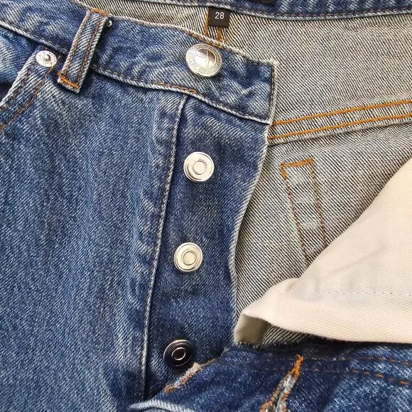 APC Jean Standard High Waisted Straight Leg Denim Jeans Womens Size 28