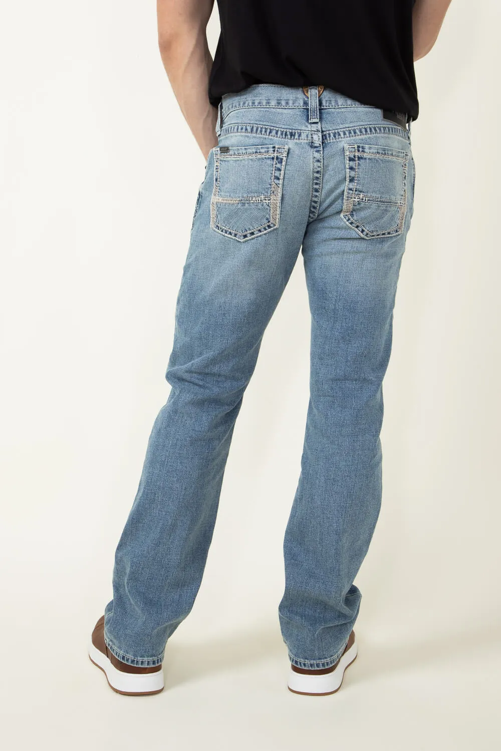 Ariat M7 Rocker Stretch Stirling Stackable Straight Leg Jeans for Men | 10031997-SHASTA