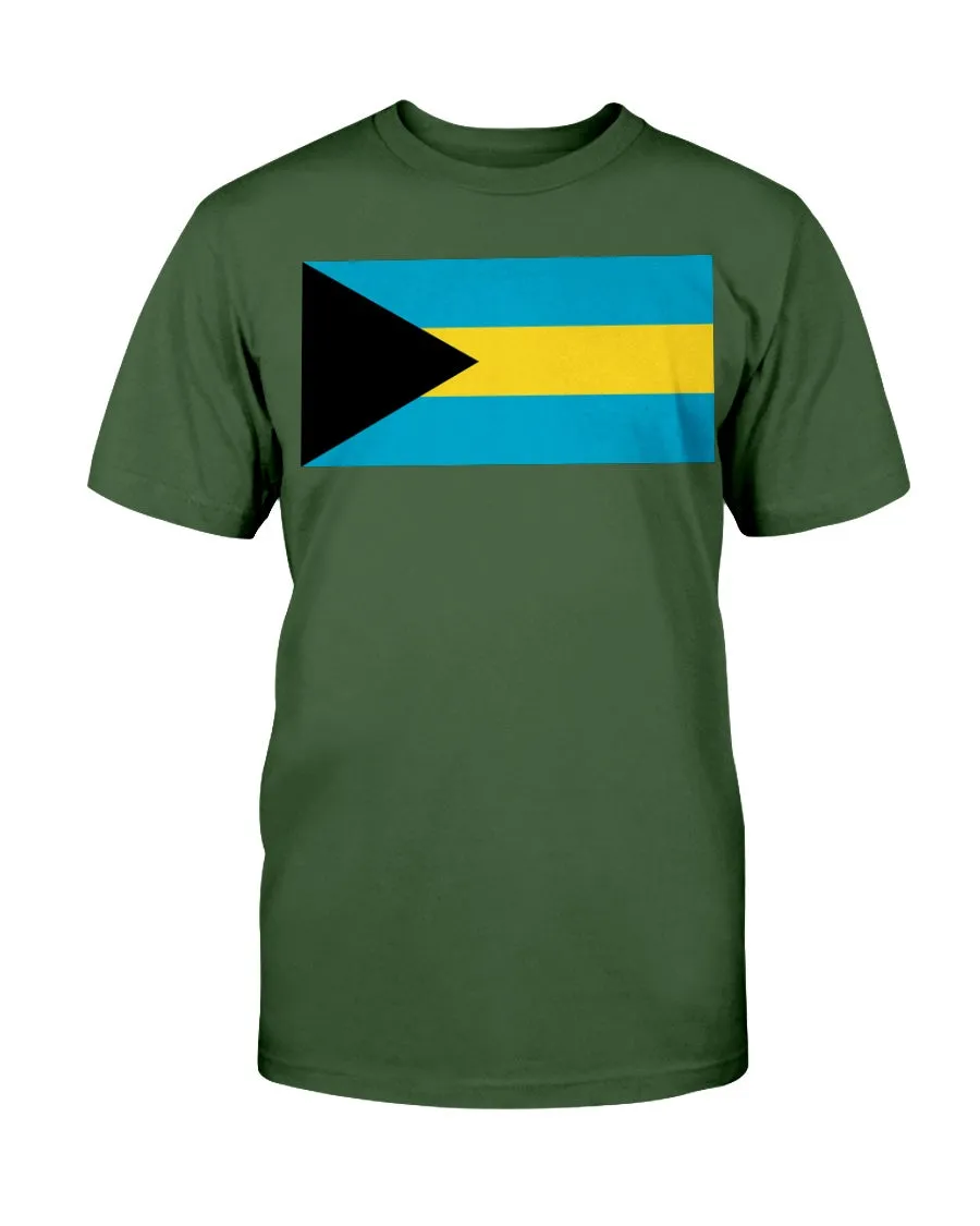 Bahamas Flag Gildan Cotton T-Shirt