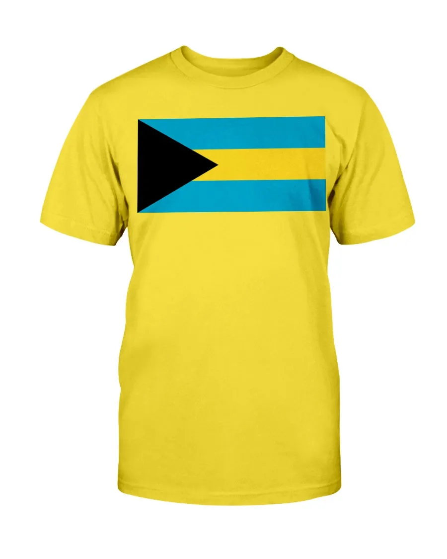 Bahamas Flag Gildan Cotton T-Shirt