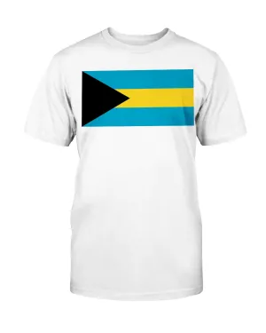 Bahamas Flag Gildan Cotton T-Shirt