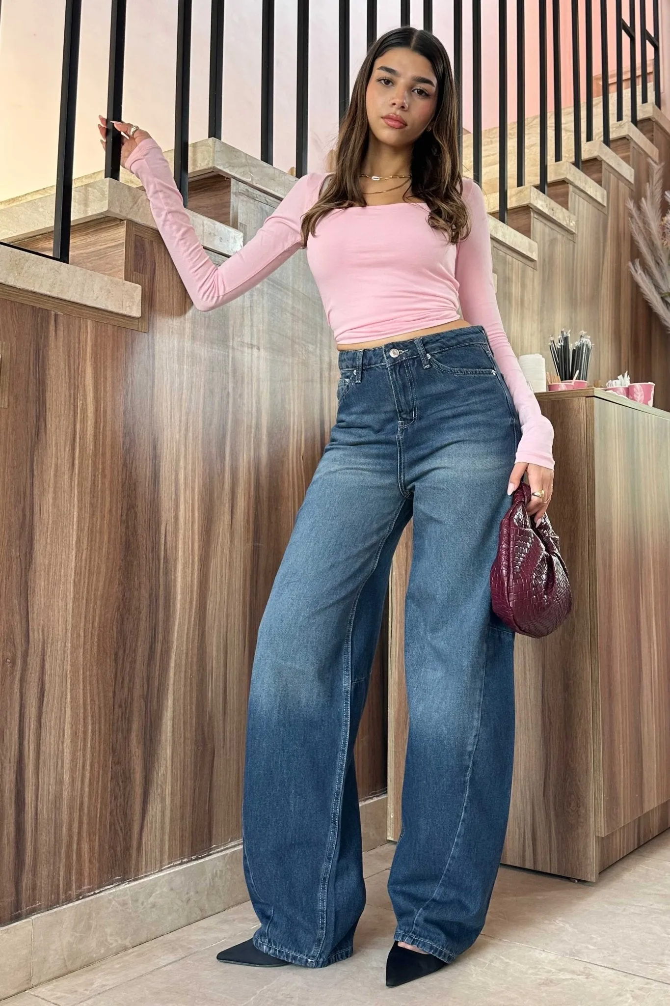 Balloon - Deep Vintage Blue Jeans.