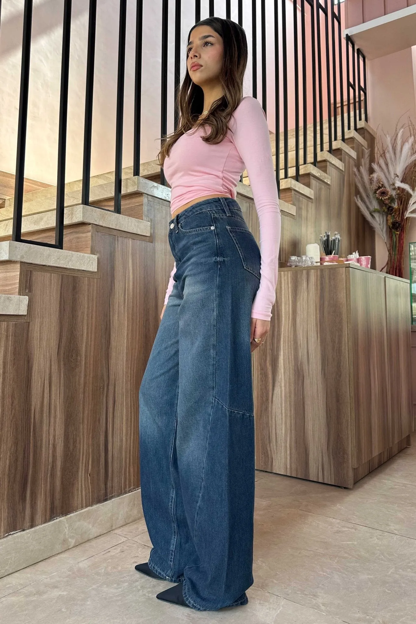 Balloon - Deep Vintage Blue Jeans.