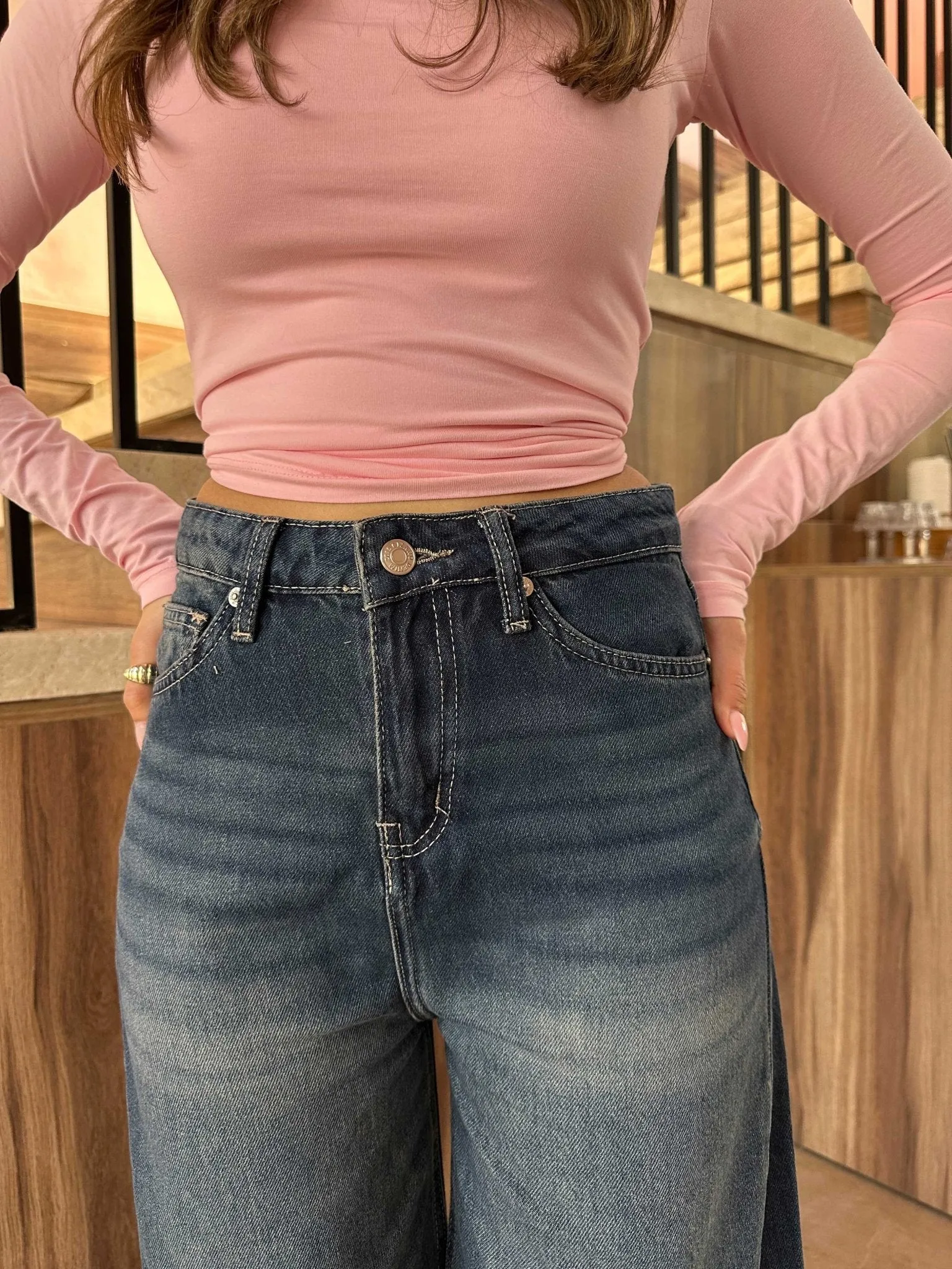 Balloon - Deep Vintage Blue Jeans.