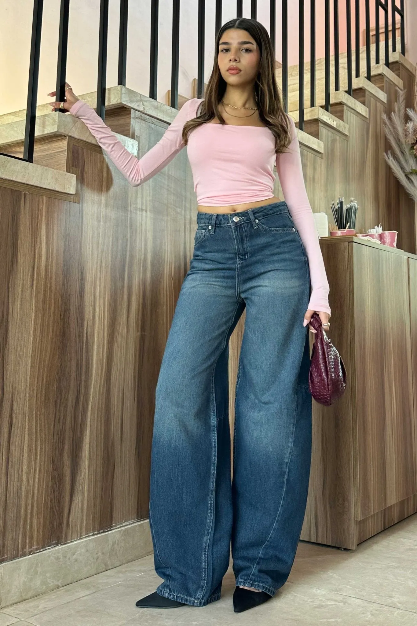 Balloon - Deep Vintage Blue Jeans.