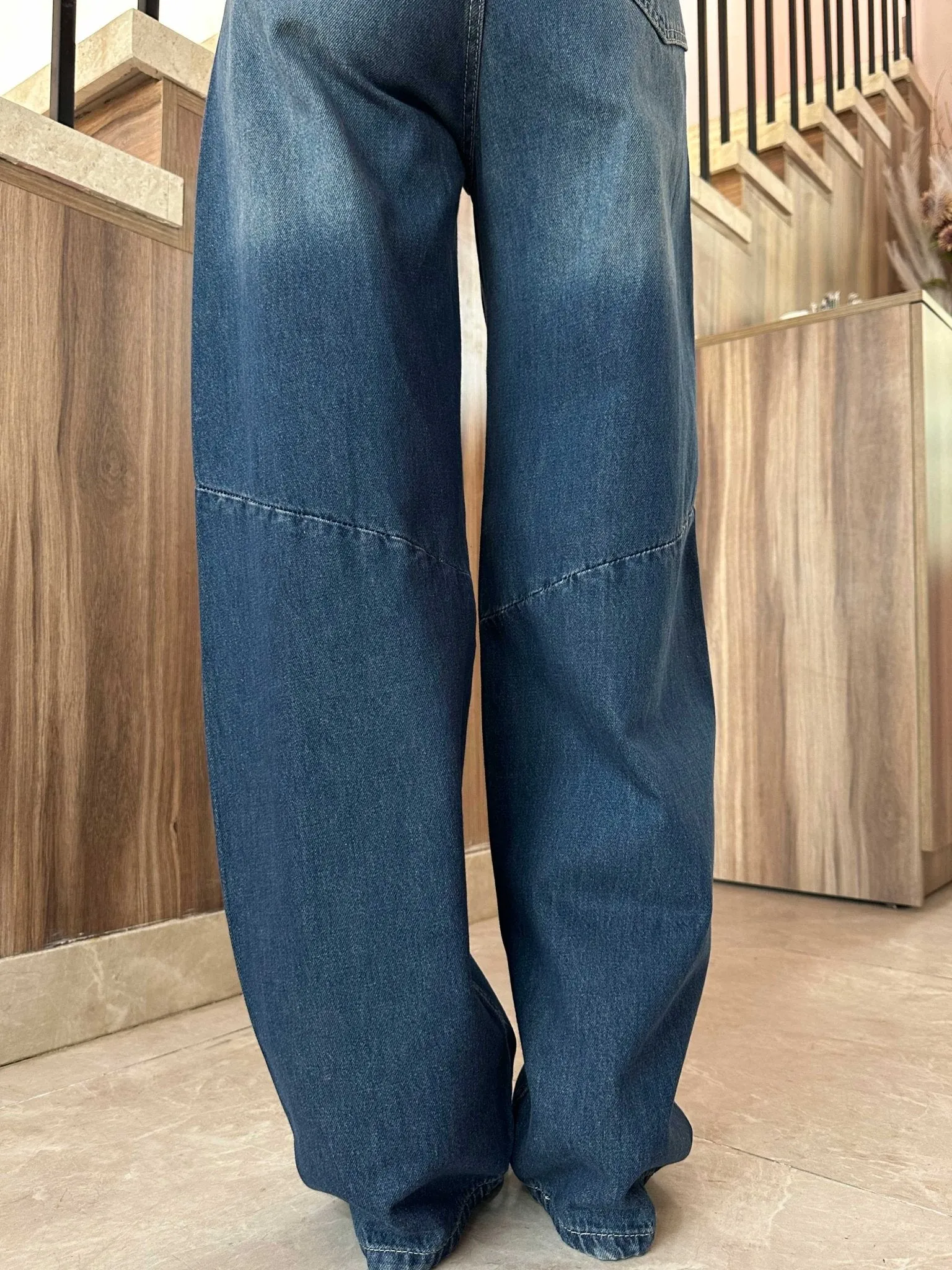Balloon - Deep Vintage Blue Jeans.