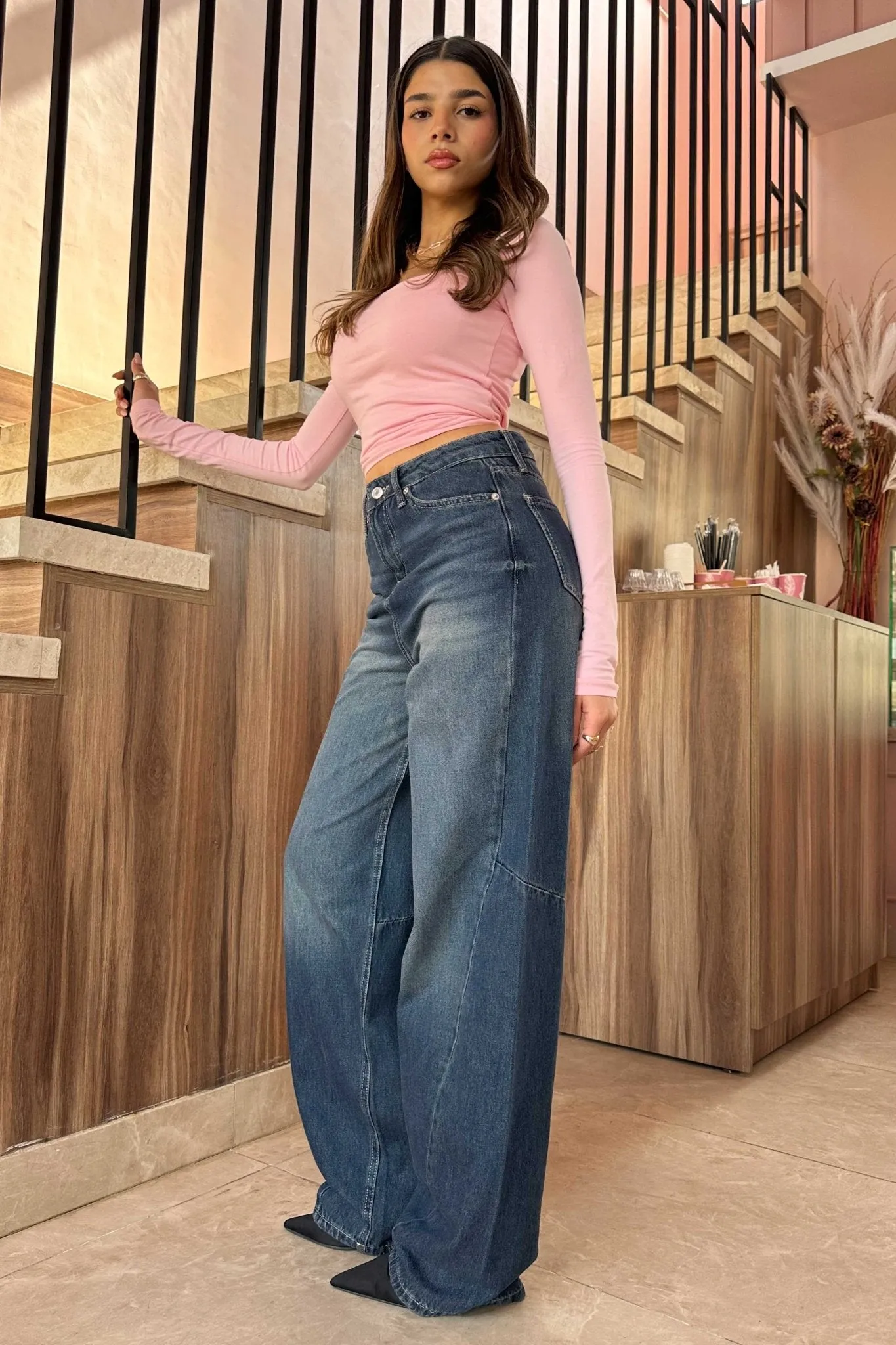 Balloon - Deep Vintage Blue Jeans.
