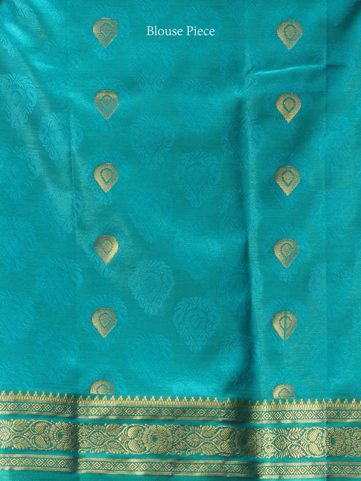 Banarasee Art Silk Saree With Resham Zari Weave - Pink Green & Gold - S031704389