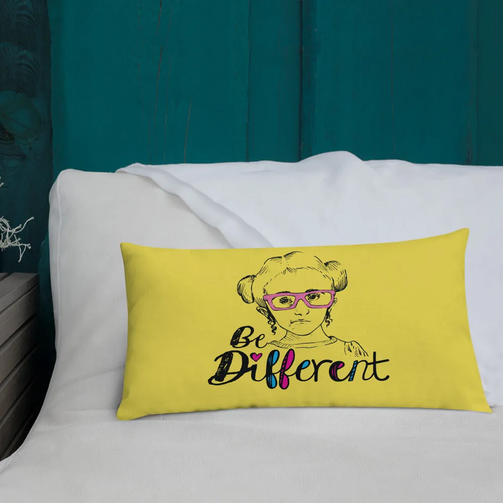 Be Different (Esperanza - Raising Dion) Pillow 20x12 or 18x18
