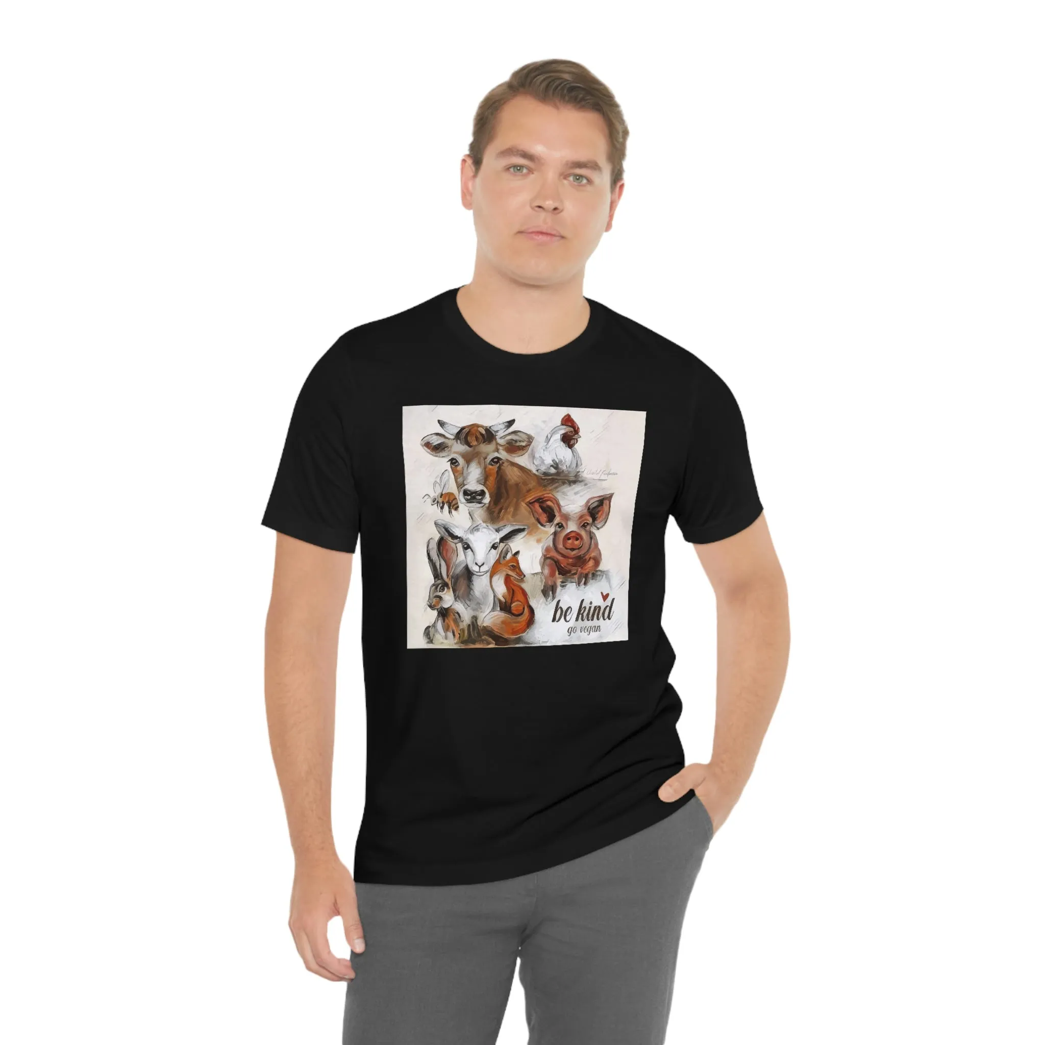 Be Kind Go Vegan Short Sleeve Tee