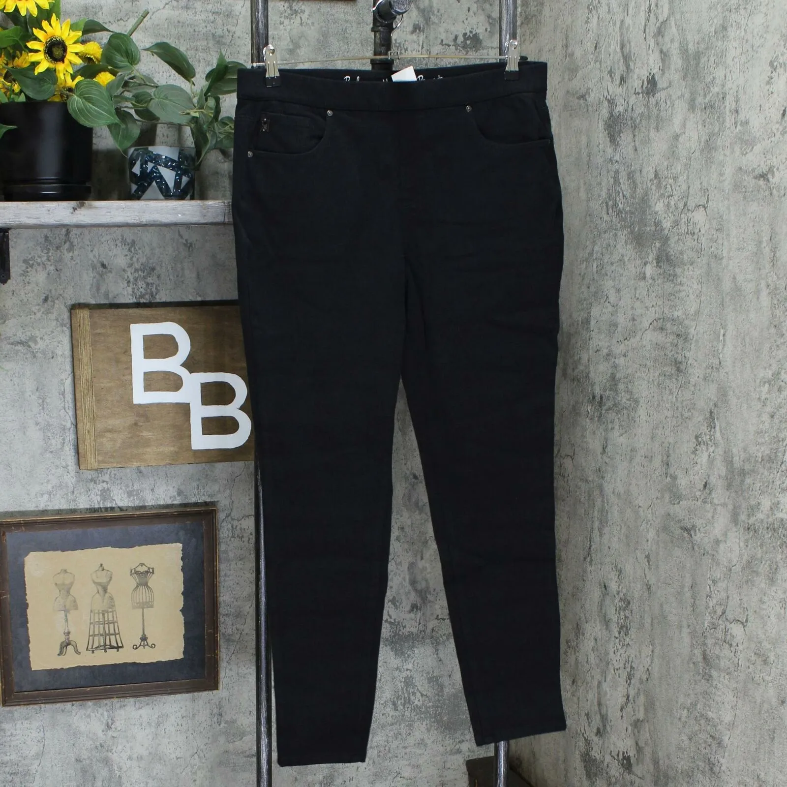 Belle by Kim Gravel Women's Flexibelle 5-Pocket Pull On Jeggings