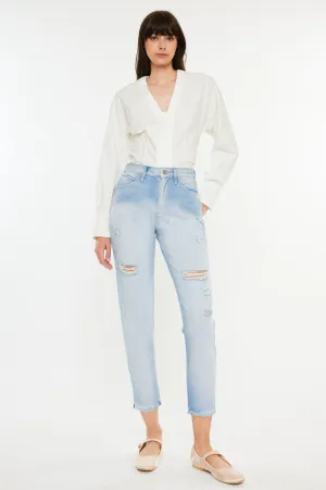 Bliss High Rise Mom Jeans
