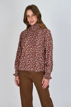 Blusa Floreada Renata Burdeo Eclipse