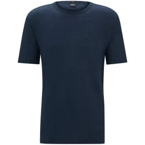 BOSS TIBURT 456 LINEN T-SHIRT