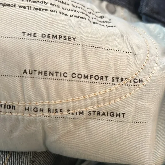Boyish The Dempsey Size 27 high rise jeans button fly stretch straight