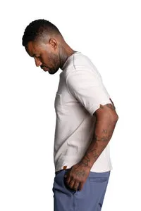 Cali Pocket Crew T-Shirt, Rosewood