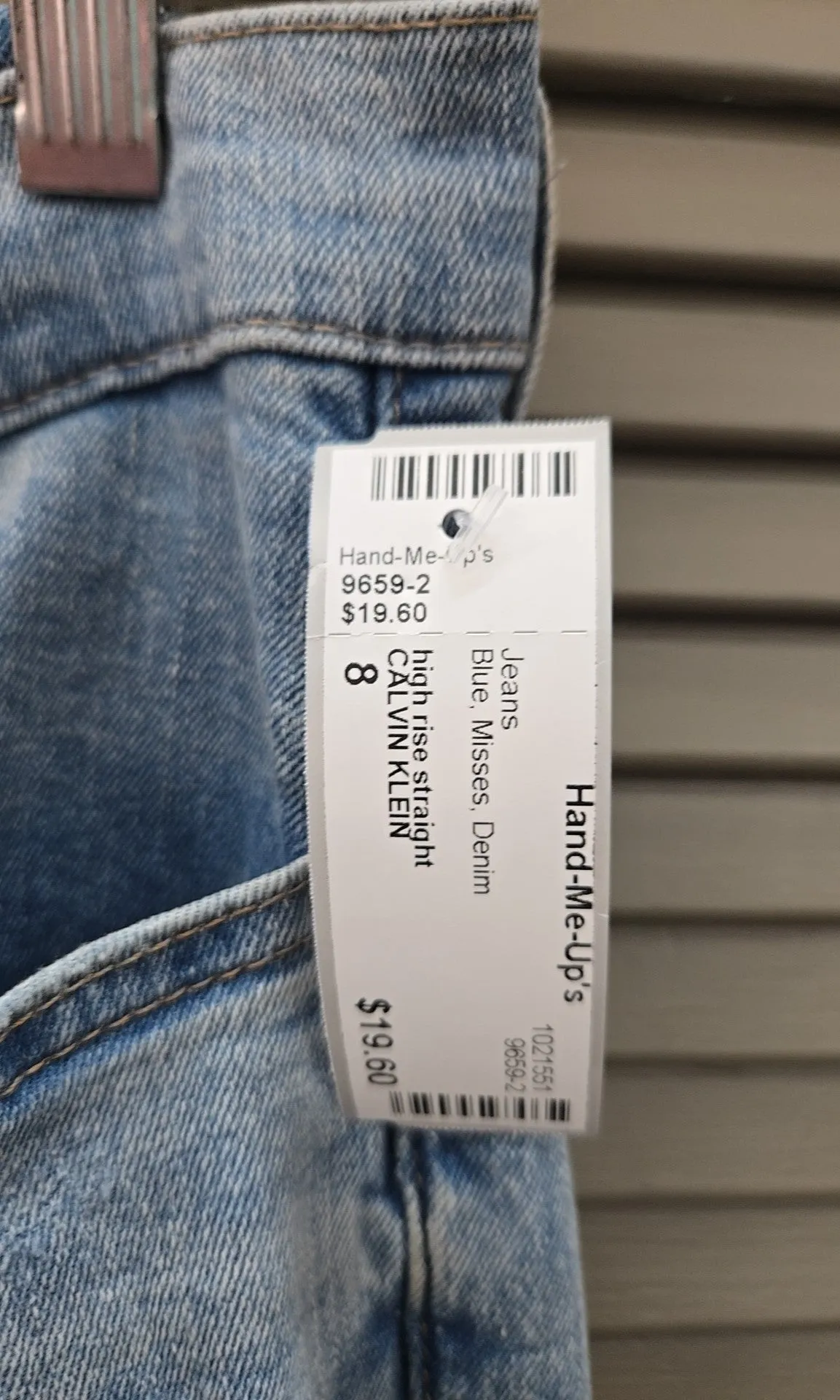CALVIN KLEIN Size 8 Jeans