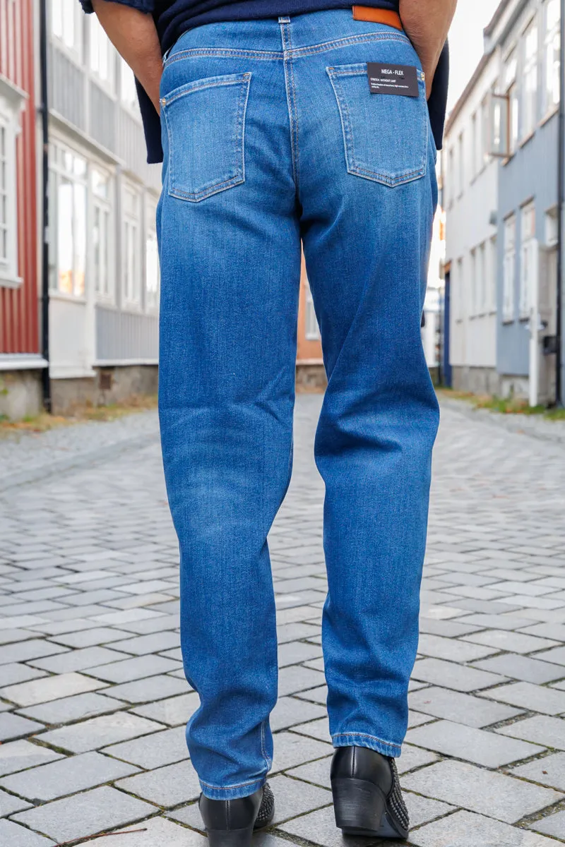 Cambio Krissie blå MOM jeans