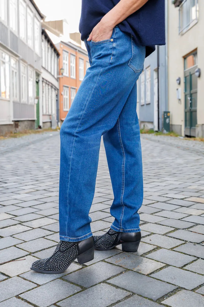 Cambio Krissie blå MOM jeans