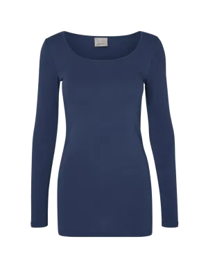 Camiseta Manga Larga Maxi Black Iris