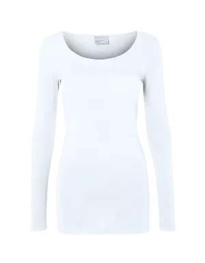 Camiseta Manga Larga Maxi Bright White