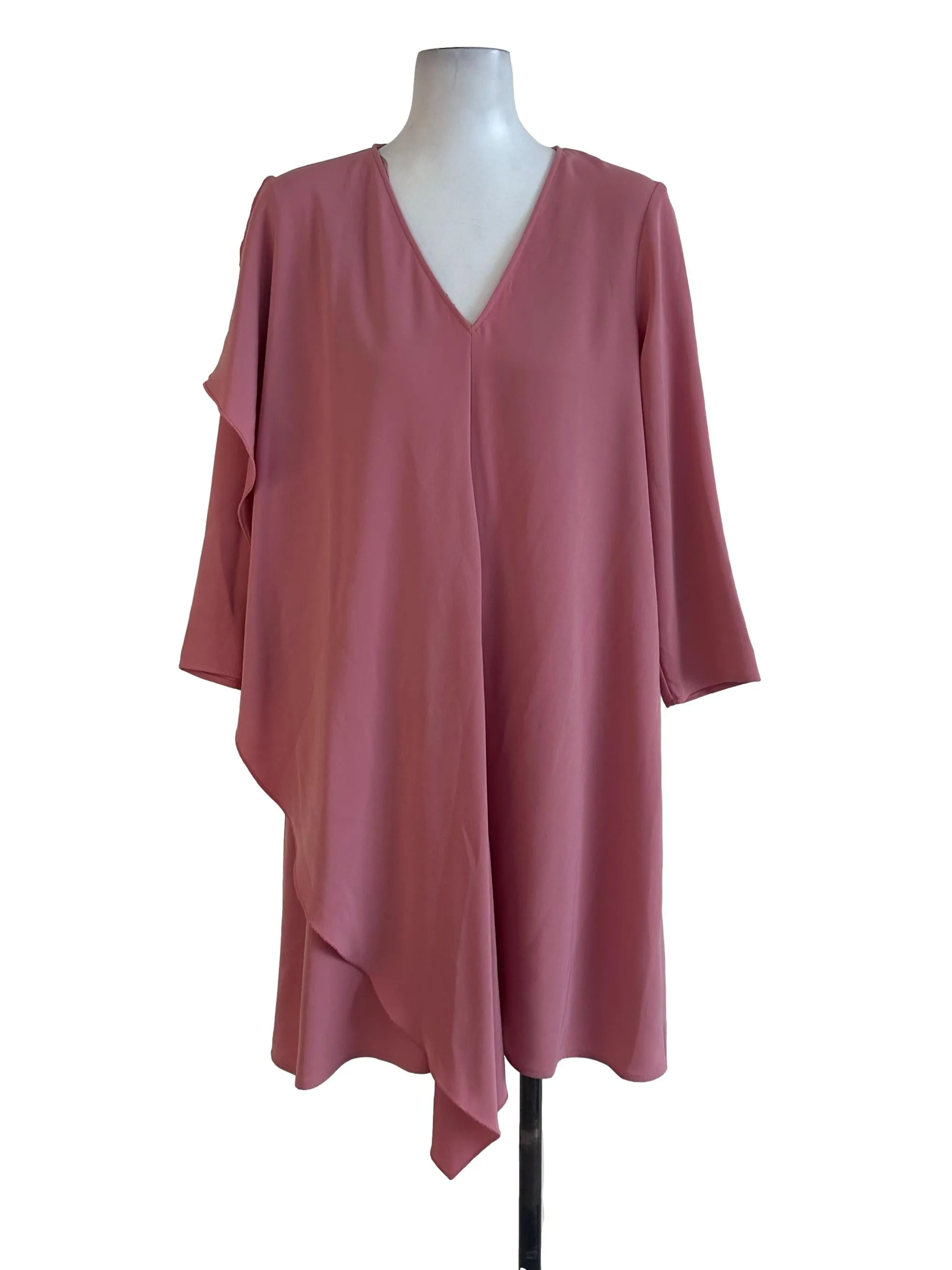 Candy Pink Plain Long Top
