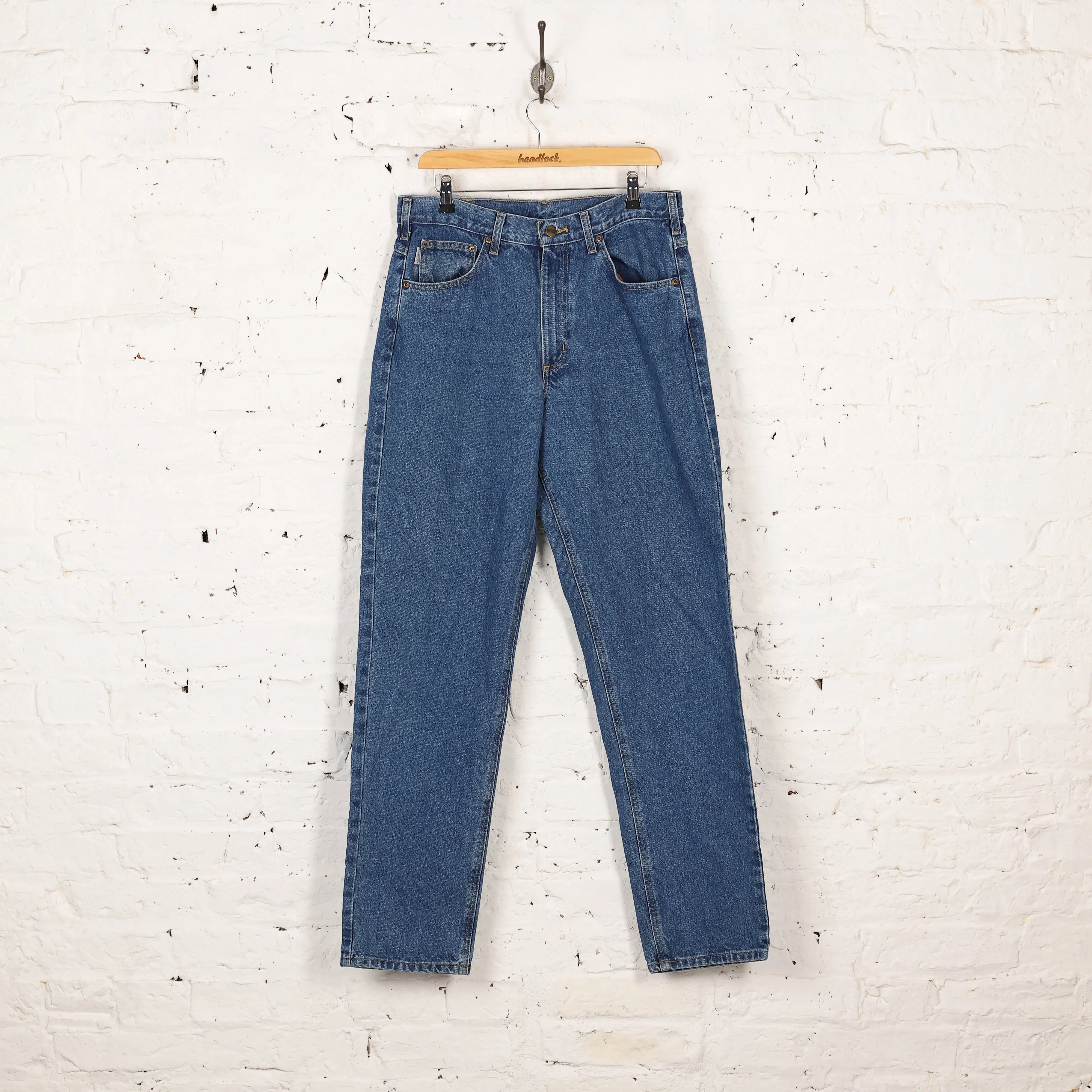 Carhartt Relaxed Fit Work Pant Jeans - Blue - M