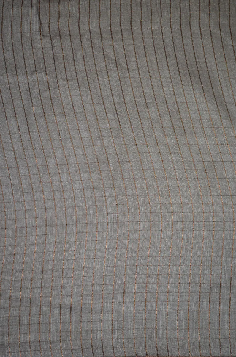Chanderi Slub Textured Checkered Fabric ( TO BUY A QUANTITY OF 1.5,2.5,3.5 PLEASE CALL US AT 9930655009)